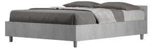 Letto Matrimoniale Francese 140x200 cm Senza Rete Nuamo Grigio