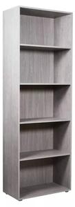 Libreria 5 Ripiani 68,8x35,3x200,6 cm in Truciolare Nobilitato Cemento