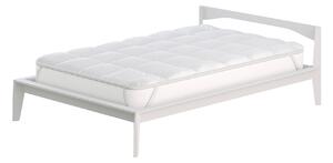 Topper Singolo Trapuntato 300 gr/mq con Elastici Fancy Bianco