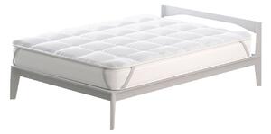 Topper Singolo Trapuntato 300 gr/mq con Elastici Basic Bianco