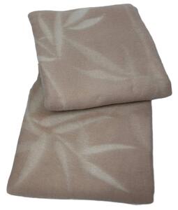 Coperta Pura Lana Singola Doubleface 450 gr/mq Cober Parker Crema