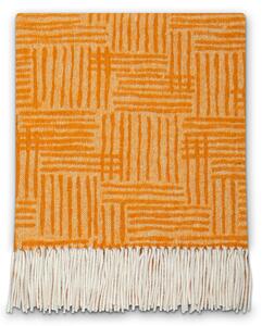 Plaid Misto Cotone 130x170 cm Effetto Cashmere 230 gr/mq Cober Orient Grano