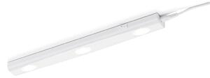 Barra 3 Punti da Interno a LED in Plastica Bianco