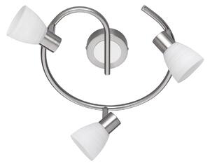 Plafoniera da Interno a LED in Metallo Nichel Opaco