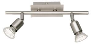 Plafoniera da Interno a LED in Metallo Nichel Opaco