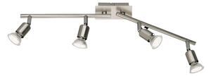 Plafoniera da Interno a LED in Metallo Nichel Opaco