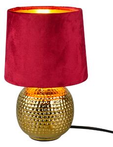 Lampada da Tavolo da Interno Attacco E14 in Ceramica Oro