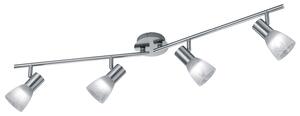 Plafoniera da Interno a LED in Metallo Nichel Opaco