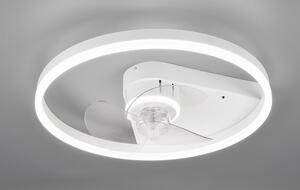 Plafoniera con Ventilatore da Interno a LED SMD Ø50 cm Metallo Bianco Opaco