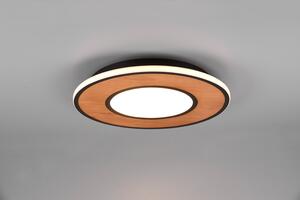 Plafoniera da Interno a LED SMD in Legno Naturale Naturale