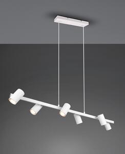 Lampada a Sospensione da Interno Attacco GU10 in Metallo Bianco Opaco