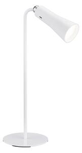Lampada da Tavolo USB da Interno a LED SMD in Metallo Bianco Opaco