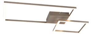 Plafoniera da Interno a LED SMD in Metallo Nickel Opaco