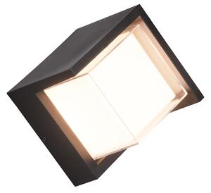 Applique da Esterno a LED SMD in Tessuto Nero Opaco