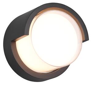Applique da Esterno a LED SMD in Tessuto Nero Opaco
