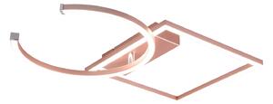 Plafoniera da Interno a LED SMD in Metallo Oro rosa