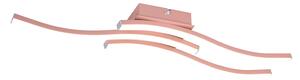 Plafoniera da Interno a LED SMD in Metallo Oro rosa