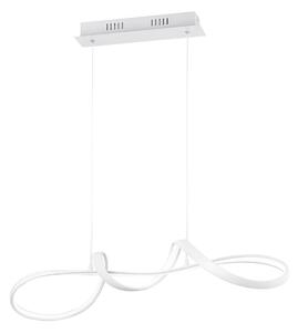 Lampada a Sospensione da Interno a LED SMD in Metallo Bianco Opaco