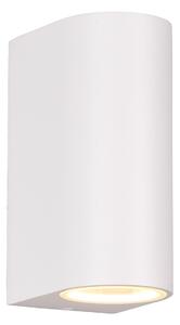 Applique da Esterno Attacco GU10 in Alluminio Pressofuso Bianco Opaco