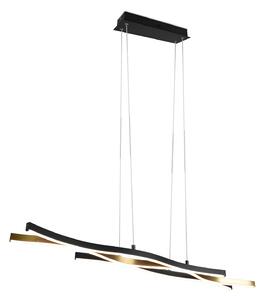 Lampada a Sospensione da Interno a LED in Metallo Ottone Opaco