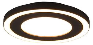 Plafoniera da Interno a LED in Plastica Nero Opaco