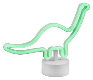 Lampada da Tavolo da Interno a LED in Plastica Bianco