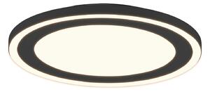 Plafoniera da Interno a LED in Plastica Nero Opaco