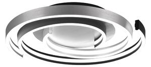 Plafoniera da Interno a LED in Metallo Alluminio spazzolato
