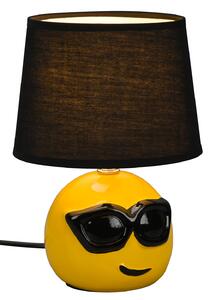 Lampada da Tavolo da Interno Attacco E14 in Ceramica Nero