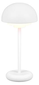 Lampada da Tavolo da Esterno a LED in Plastica Bianco Opaco