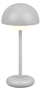 Lampada da Tavolo da Esterno a LED in Plastica Grigio intenso