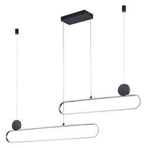 Lampada a Sospensione da Interno a LED in Metallo Alluminio spazzolato