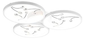 Plafoniera da Interno a LED in Metallo Bianco Opaco