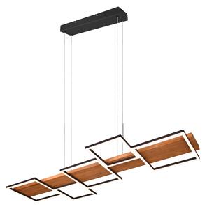 Lampada a Sospensione da Interno a LED in Metallo Nero Opaco