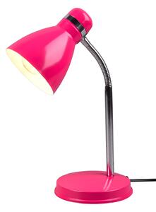 Lampada da Tavolo da Interno Attacco E27 in Metallo Rosa