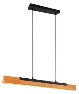 Lampada a Sospensione da Interno a LED in Metallo Nero Opaco