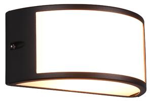 Applique da Esterno Attacco E27 in Alluminio Nero Opaco