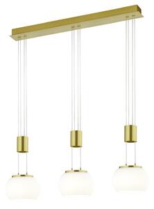 Lampada a Sospensione da Interno a LED in Alluminio Ottone Opaco