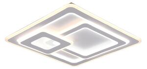 Plafoniera da Interno a LED in Metallo Bianco Opaco