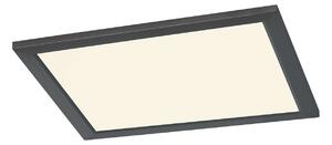 Plafoniera da Interno a LED in Metallo Nero Opaco