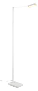 Piantana da Interno a LED in Metallo Bianco Opaco