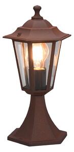 Lampada Palo da Esterno Attacco E27 in Alluminio Ruggine