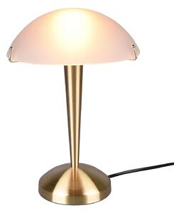Lampada da Tavolo da Interno Attacco E14 in Metallo Ottone Opaco