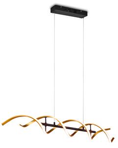 Lampada a Sospensione da Interno a LED in Alluminio Oro