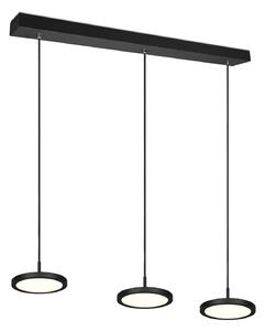 Lampada a Sospensione da Interno a LED in Metallo Nero Opaco