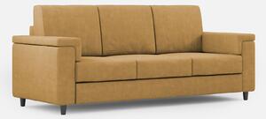 Divano 3 Posti 208x85x85 cm Marrak in Tessuto Ocra