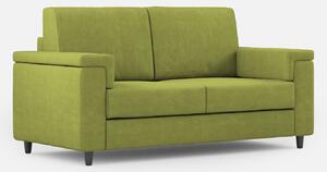 Divano 2 Posti 148x85x85 cm Marrak in Tessuto Verde