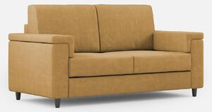 Divano 2 Posti 148x85x85 cm Marrak in Tessuto Ocra