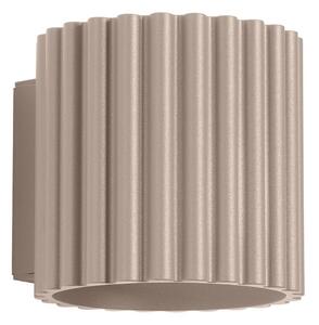 Lampada da parete grigio tortora ø 10 cm Zora – Sollux