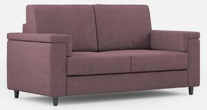 Divano 2 Posti 168x85x85 cm Marrak in Tessuto Prugna